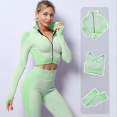 Set sport pentru femei din 3 piese ''Atlantic'' - Zappy Fashion Romania